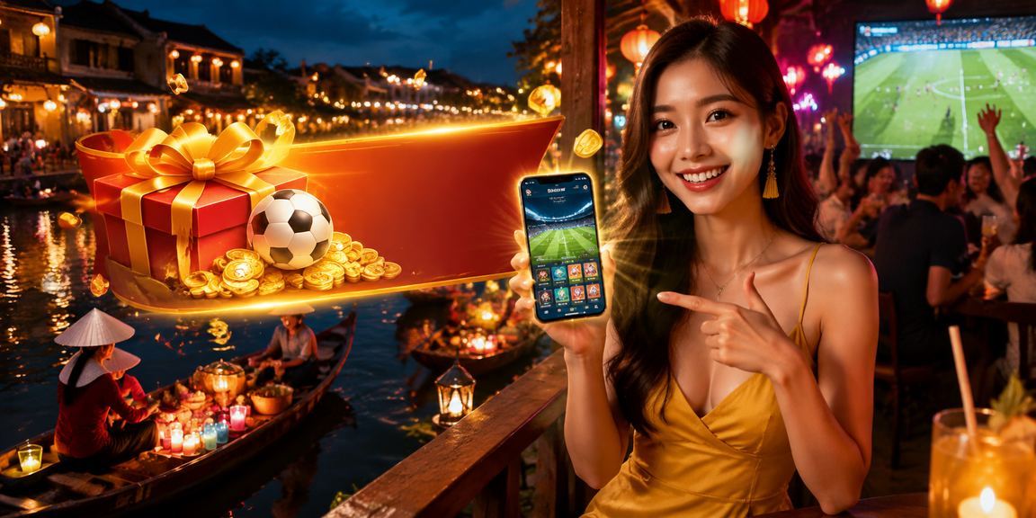 Người dùng Việt Nam thư giãn thưởng thức cà phê tại Hội An trong khi chơi game trên điện thoại