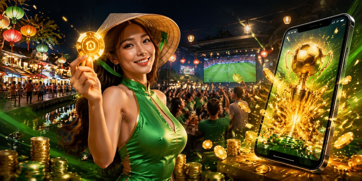 Phụ nữ Việt Nam đội nón lá dùng điện thoại đặt cược trên 7991 tại Phú Quốc