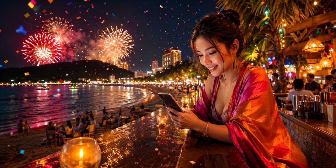 Không gian casino sôi động tại Việt Nam với ánh đèn neon rực rỡ